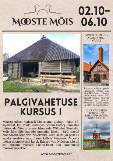 Palgivahetuse kursus – hoone tõstmine