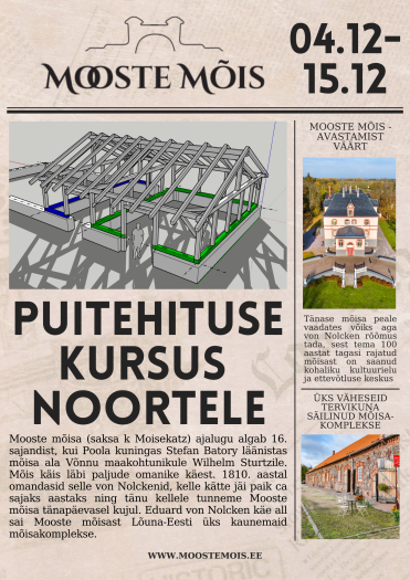 Pruss-sõrestikkonstruktsioonide ehitamise koolitus noortele